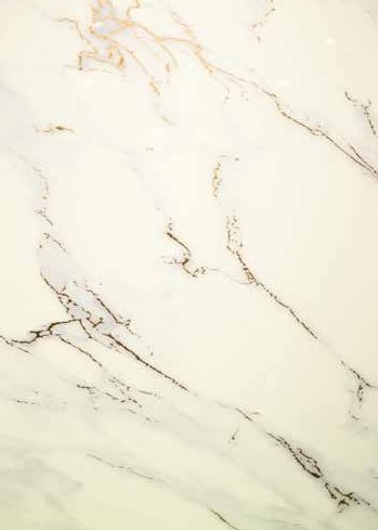Carrara Aureus gloss marble finish for kitchen shutters